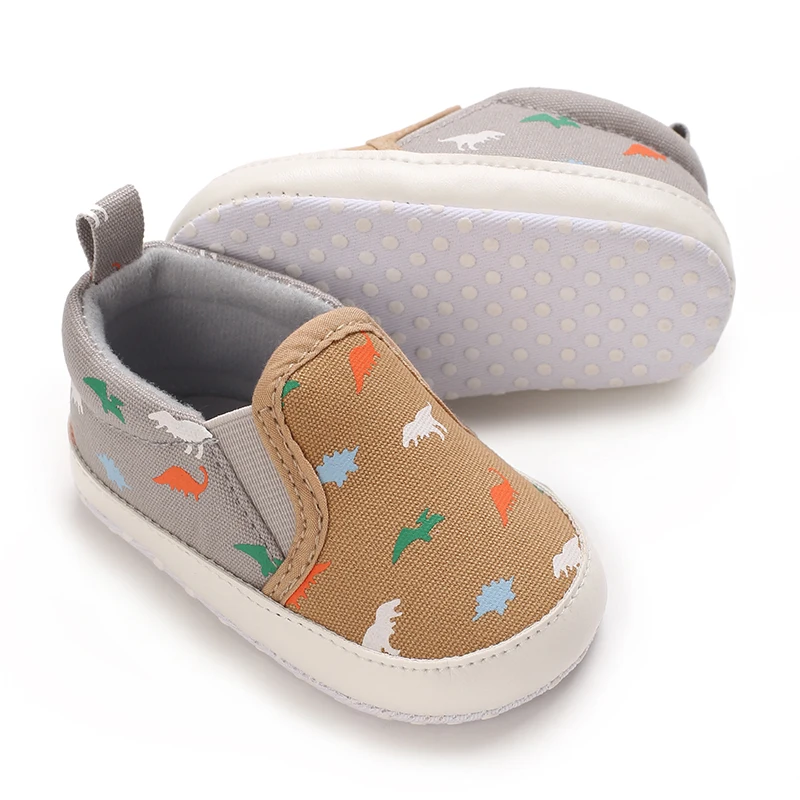 Einfarbig bedruckte dekorative Babyschuhe für Jungen, Neugeborene, Kleinkinder, Kinder, Freizeitbezüge, komplett aus Baumwolle für Kleinkinder im ersten Schritt Image
