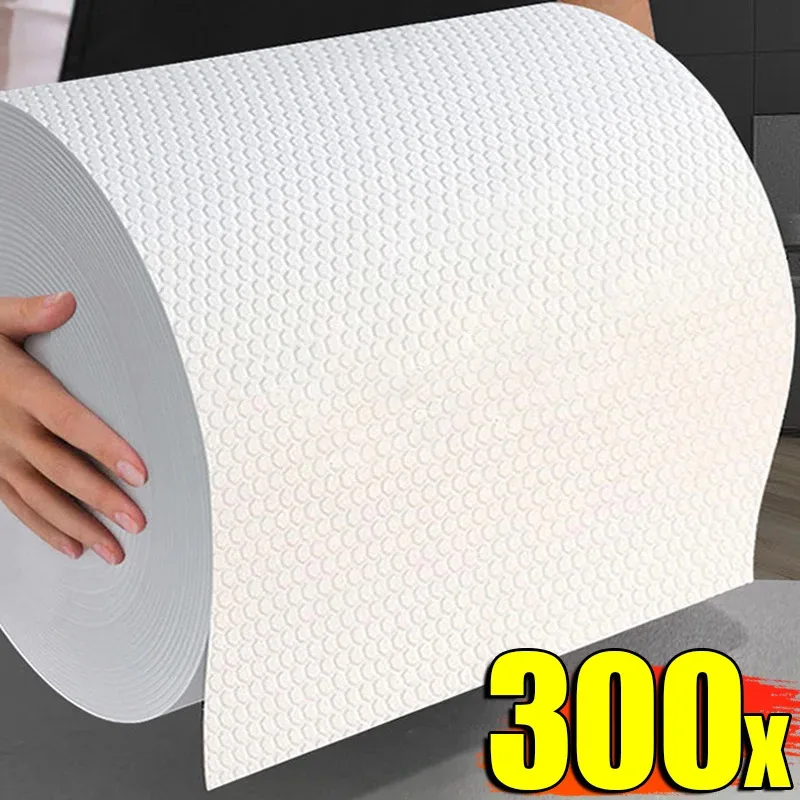 Küche Einweg Lumpen Vlies Wiederverwendbare Reinigungstücher Haushalt Waschen Handtücher Geschirrtücher Lappen Tücher Tuch Reiniger Werkzeuge Image