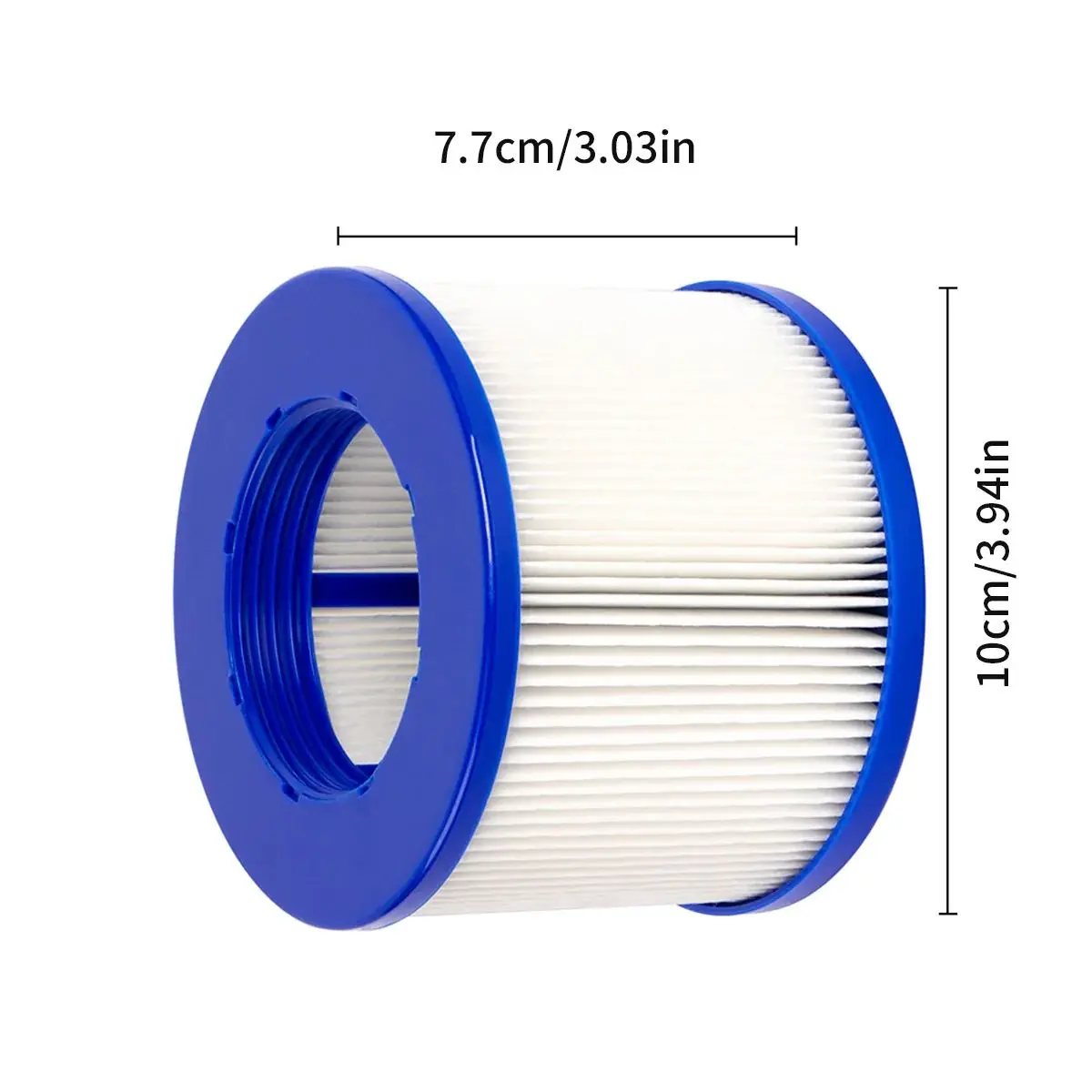 Geeignet für GYMAX Spa-Filterkartuschen und die meisten Whirlpools, Massagepools, aufblasbaren Schwimmbäder und Schwimmbadfilter Image