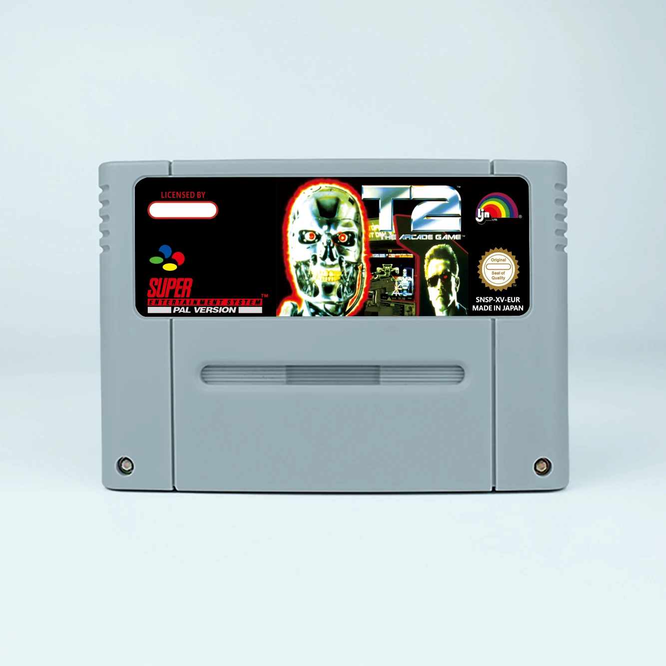 T2 - The Arcade Game Action Game for SNES 16 Bit Game Card for EUR PAL Version SNES video Game Console FOR Nintendo
