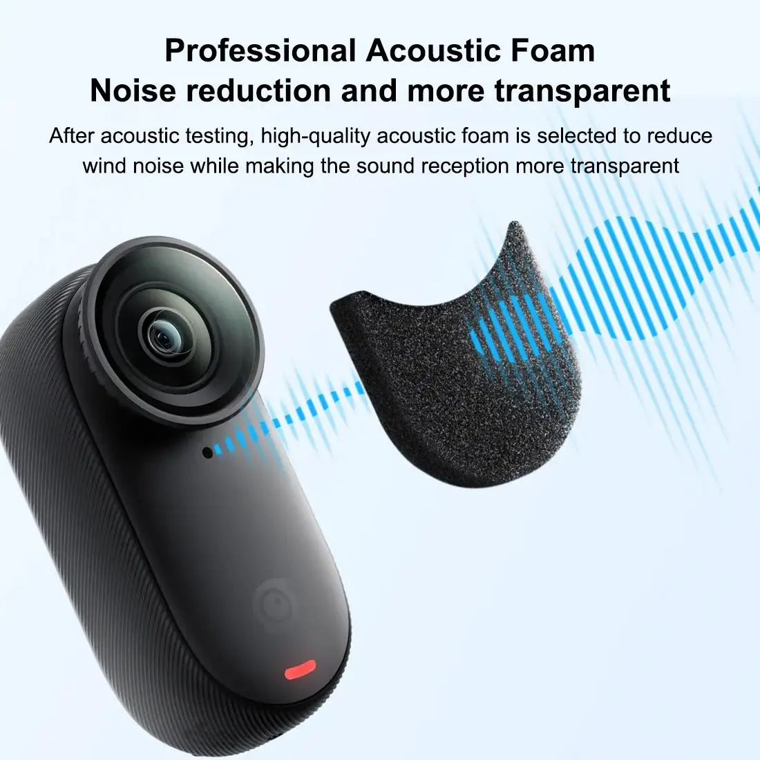 PULUZ 6 Stück Rauschunterdrückung Windschutzscheibenschaumdichtung für Insta360 GO 3 / 3S Kamerazubehör Image