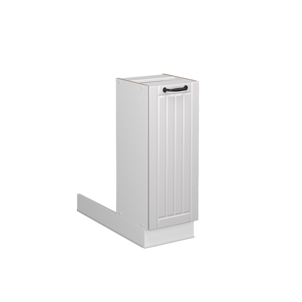 Îlot de cuisine sans PT, Blanc campagne 30 x 82cm