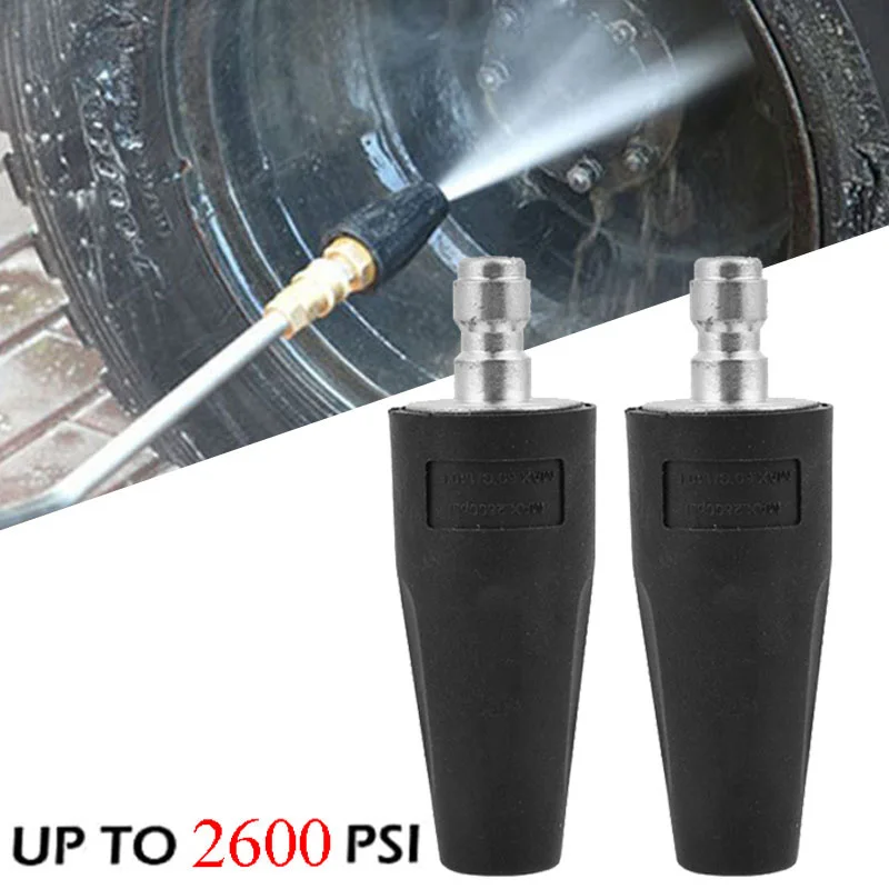 Universal Auto Waschmaschine Düse 2600 PSI Hochdruck Wasser Pistole Kopf Waschmaschine Auto Waschen Rotierenden Blaster Turbo Jet Düse Image