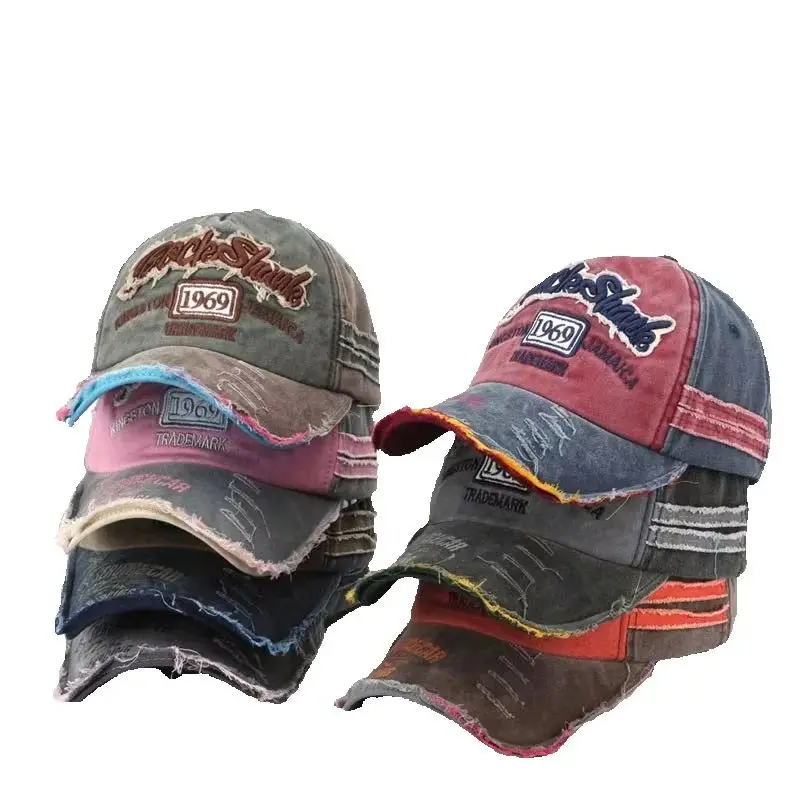 Baseball Hüte Männer Trendy Schwarz Retro Brooklyn Brief Stickerei Baseball Baumwolle Einstellbar Casual Hut Hip Hop Sun Dome Hüte