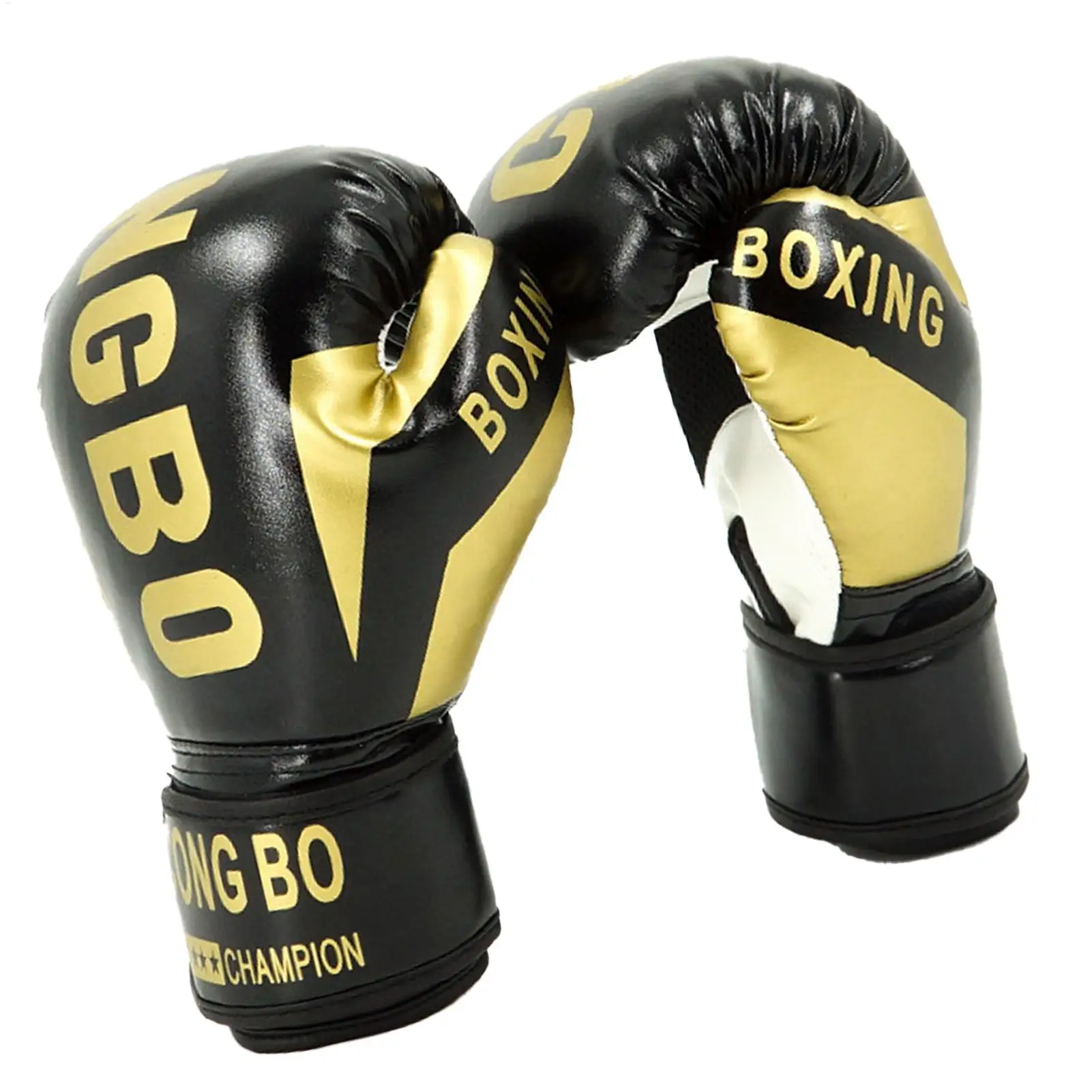 Boxhandschuhe, verstellbar, für Jungen, schützende Sparringhandschuhe, bequeme Boxhandschuhe für Jungen und Mädchen im Alter von 6–12 Jahren Image