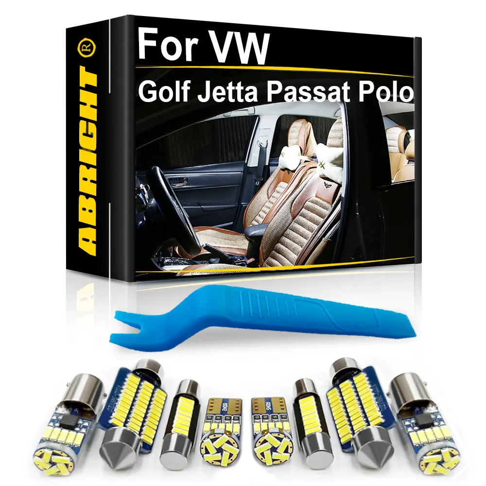Kit luce interna a LED per auto per VW Passat B5 B6 B7 CC Golf Jetta 3 4 5 6 7 MK4 MK5 MK6 MK7 Polo 6R 6C 9N Canbus Accessori