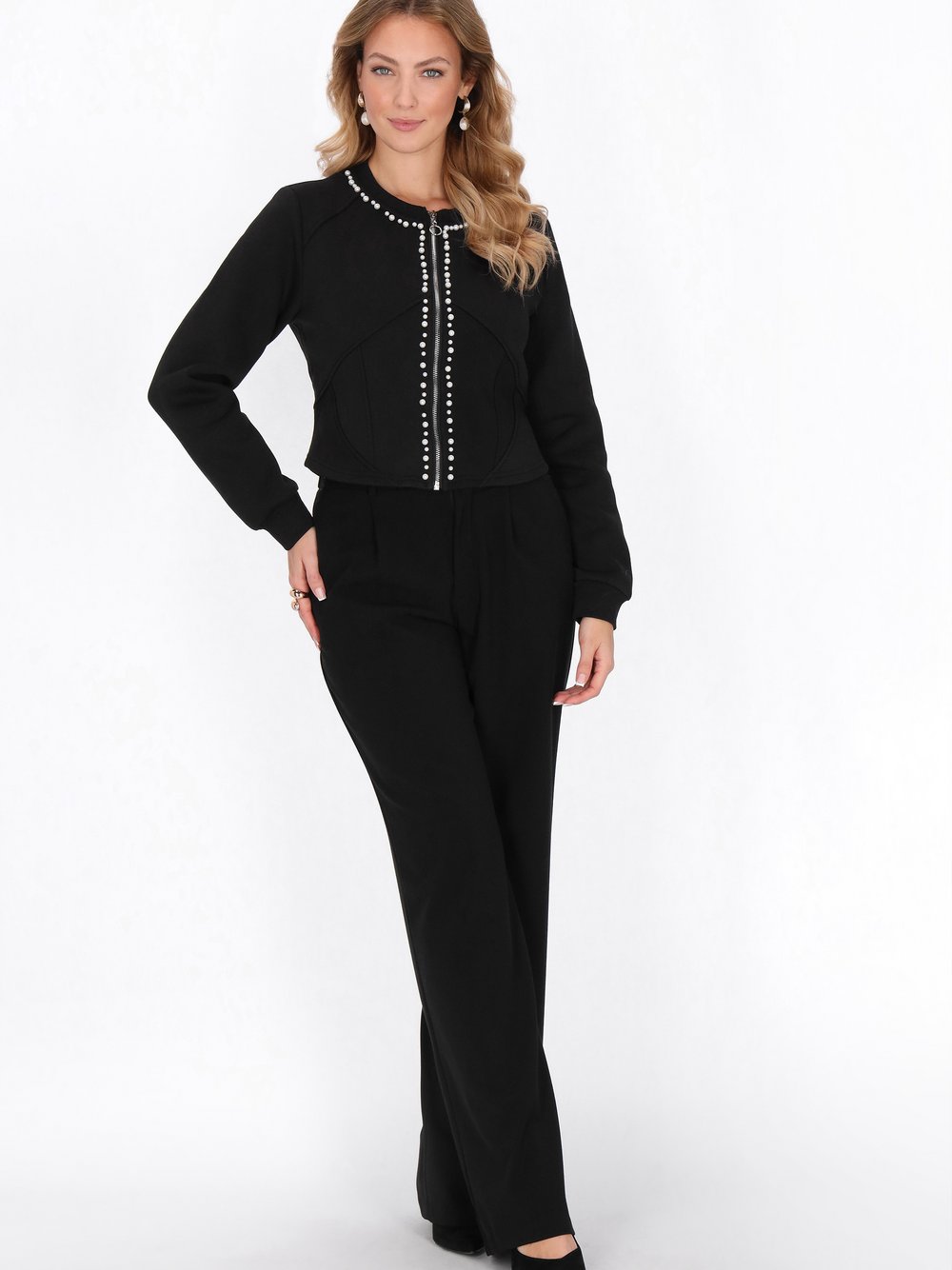 Faina Sweatshirt Damen schwarz, M Image