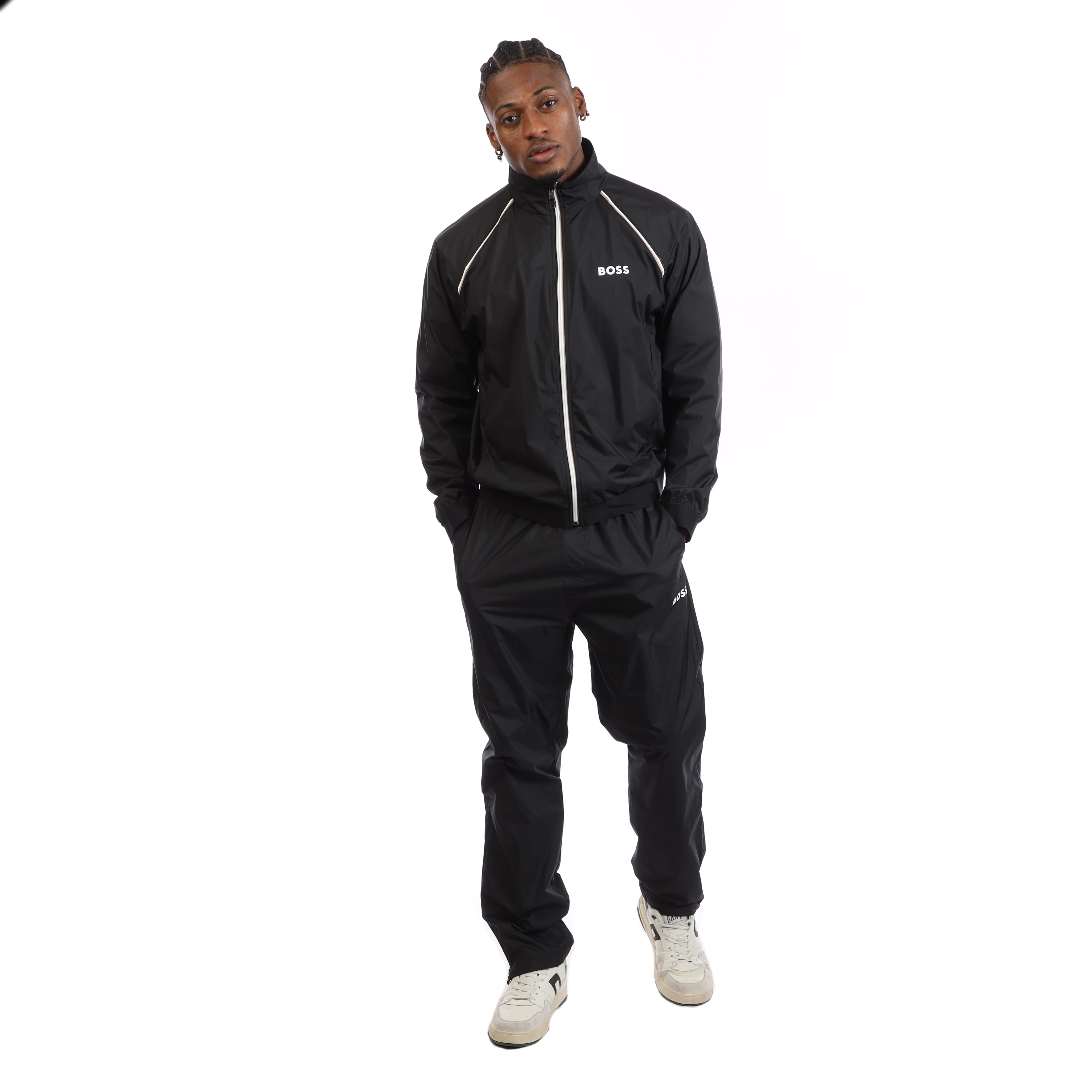 Boss Mens Active Tracksuit in Black - Size Small | Boss Sale | Discount Designer Brands