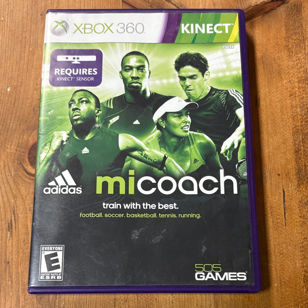Adidas Video Games & Consoles | Adidas Micoach Xbox 360 Game - Green And Black Cover | Color: Black/Green | Size: Os