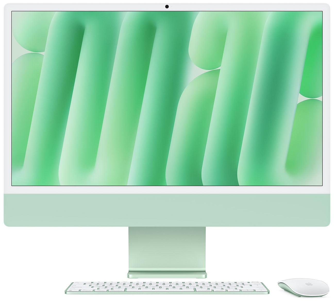 Apple 24-Inch iMac M4 10-Core 16GB RAM 256GB SSD 10-Core GPU Retina 4.5K Desktop Computer in Green (Late 2024)
