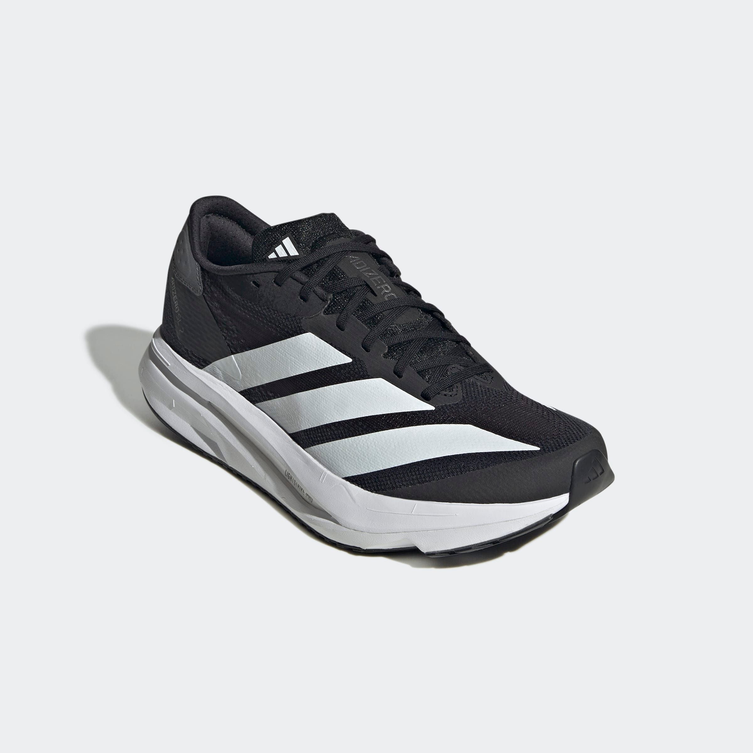 Laufschuh ADIDAS PERFORMANCE "ADIZERO SL2", Damen, Gr. 37, schwarz-weiß (core schwarz, cloud weiß, grau five), Textil, Schuhe Laufschuh, mit Lightstrike-Sohle