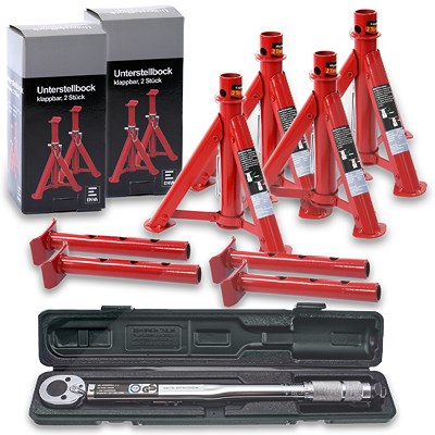 Absaar Drehmomentschlüssel+ 4x Unterstellbock [Hersteller-Nr. 40278174] Image