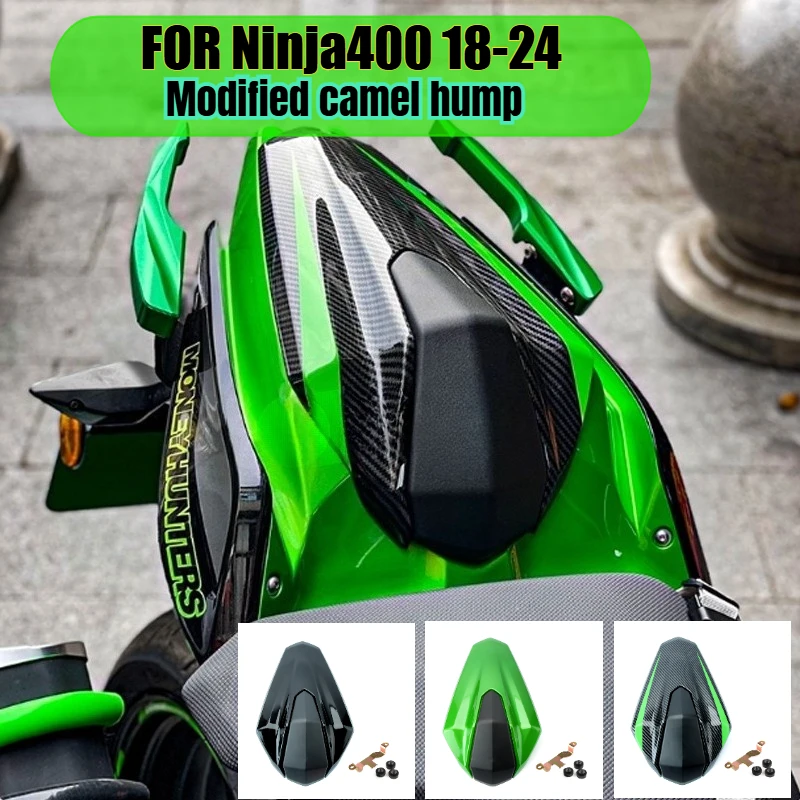 FÜR Kawasaki Ninja 400 Z400 Ninja 400 Z400 EX400 2018-2024 ABS Motorrad Hinten Passagier Sozius Sitz Abdeckung Verkleidung sitz Gugel Image
