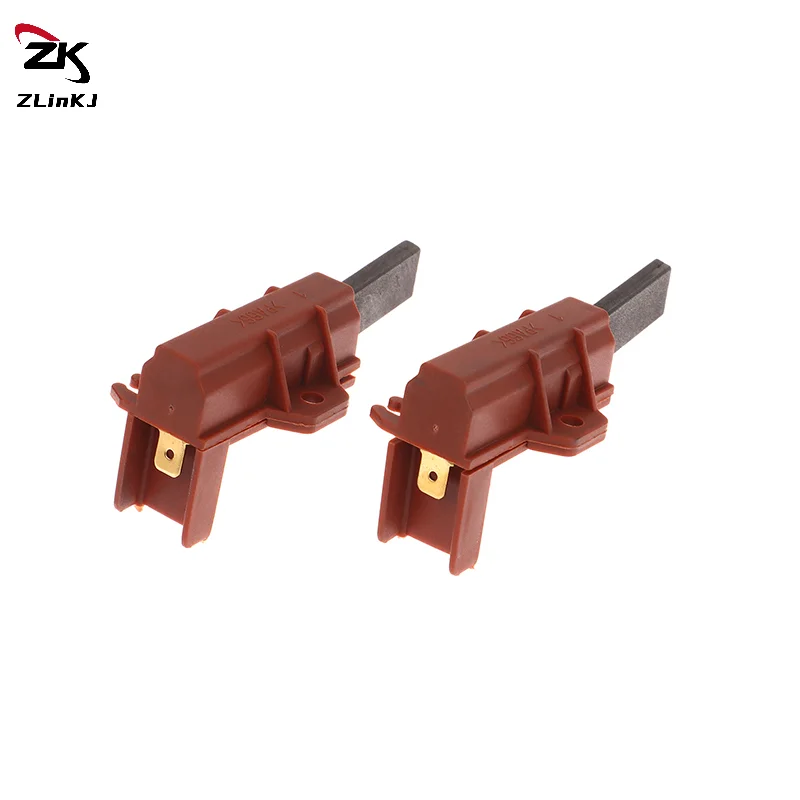 (ZYDD01) 1/2PCS Waschmaschine Motor Kohlebürste Und Halter Bürsten Kohle Elektromotoren Für Ariston Indesit Welling