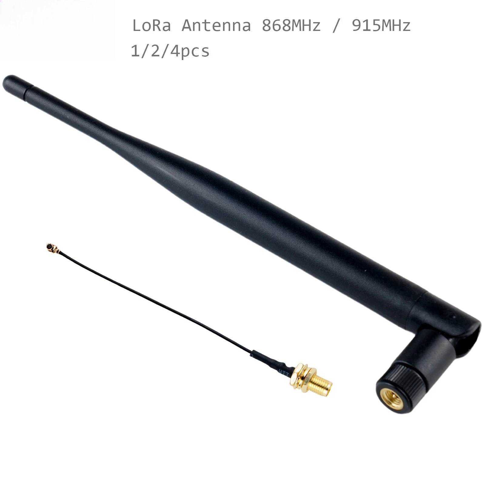 Antenna LoRa 868 MHz / 915 MHz 5DBi SMA maschio a cavo connettore U.FL Antenna omnidirezionale per scheda Lora meshtastica IoT