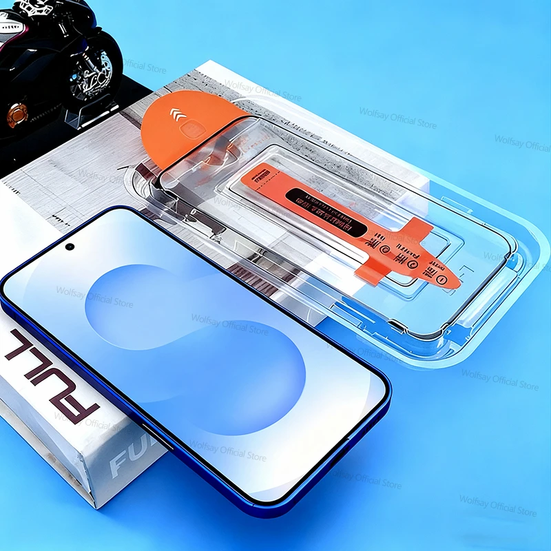 Dust Free Easy Install Glass For Samsung Galaxy S25 Plus Screen Protector Samsung Galaxy S25 Plus Tempered Glass Galaxy S25 Plus