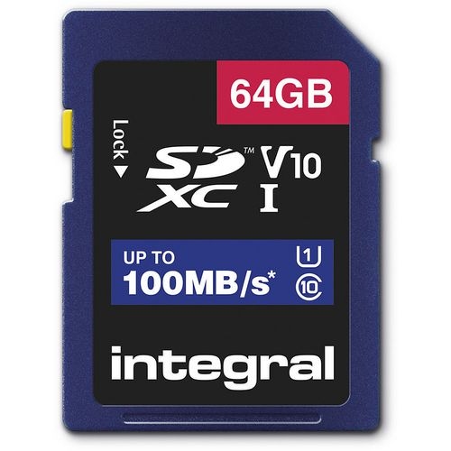 Integral SDXC Flash-Speicherkarte V10 64 GB