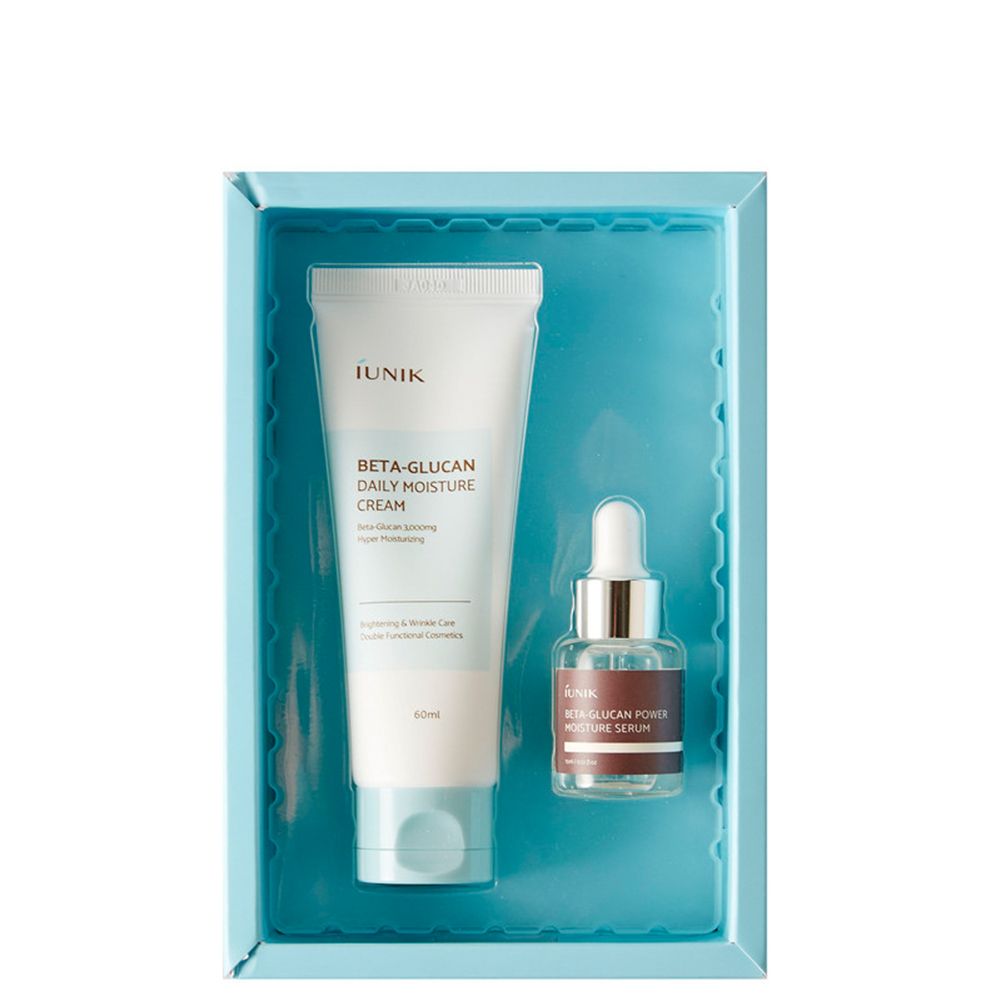 iUNIK Beta-Glucan Edition Set di cura Crema & Siero 0,075 l