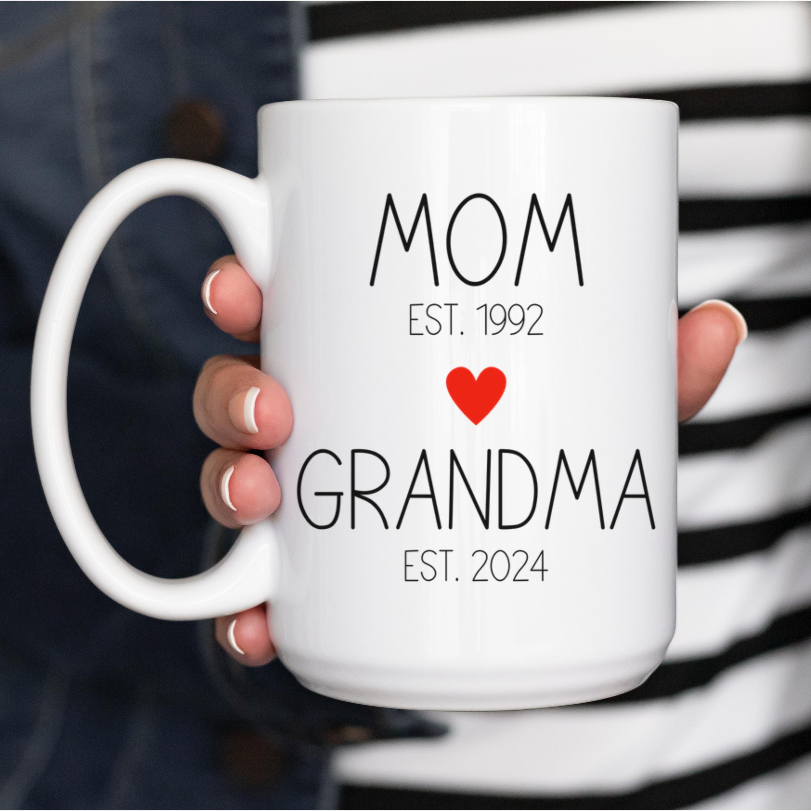 Zum ersten Mal Oma Geschenke, neue Oma Geschenk, personalisierte Oma Geschenk, Geschenk für neue Oma, Geschenk für die erste Zeit Oma Tasse