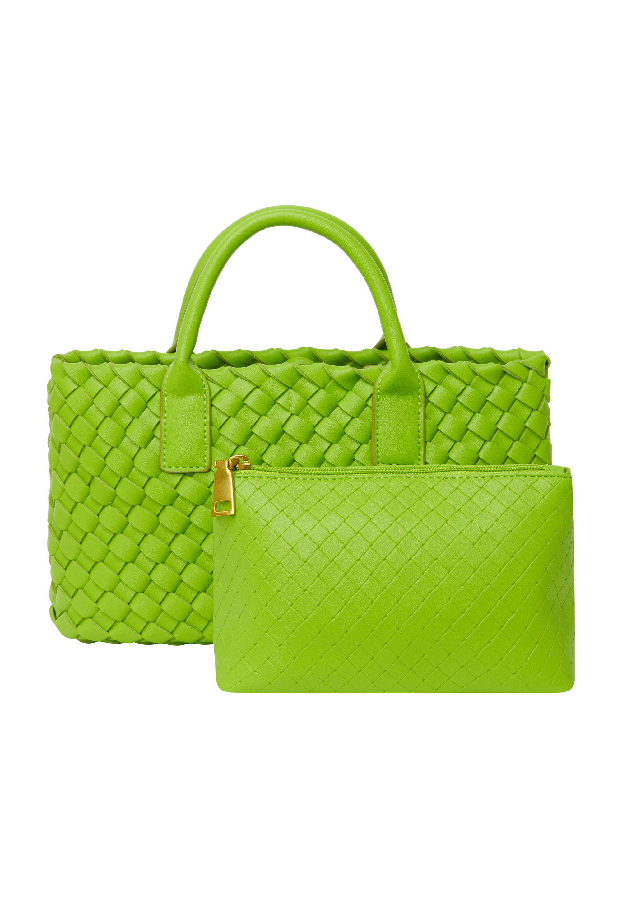 IZIA 2-IN-1-Tragetaschen-Set 2-IN-1-Tragetaschen-Set Frauen Neongrün Image