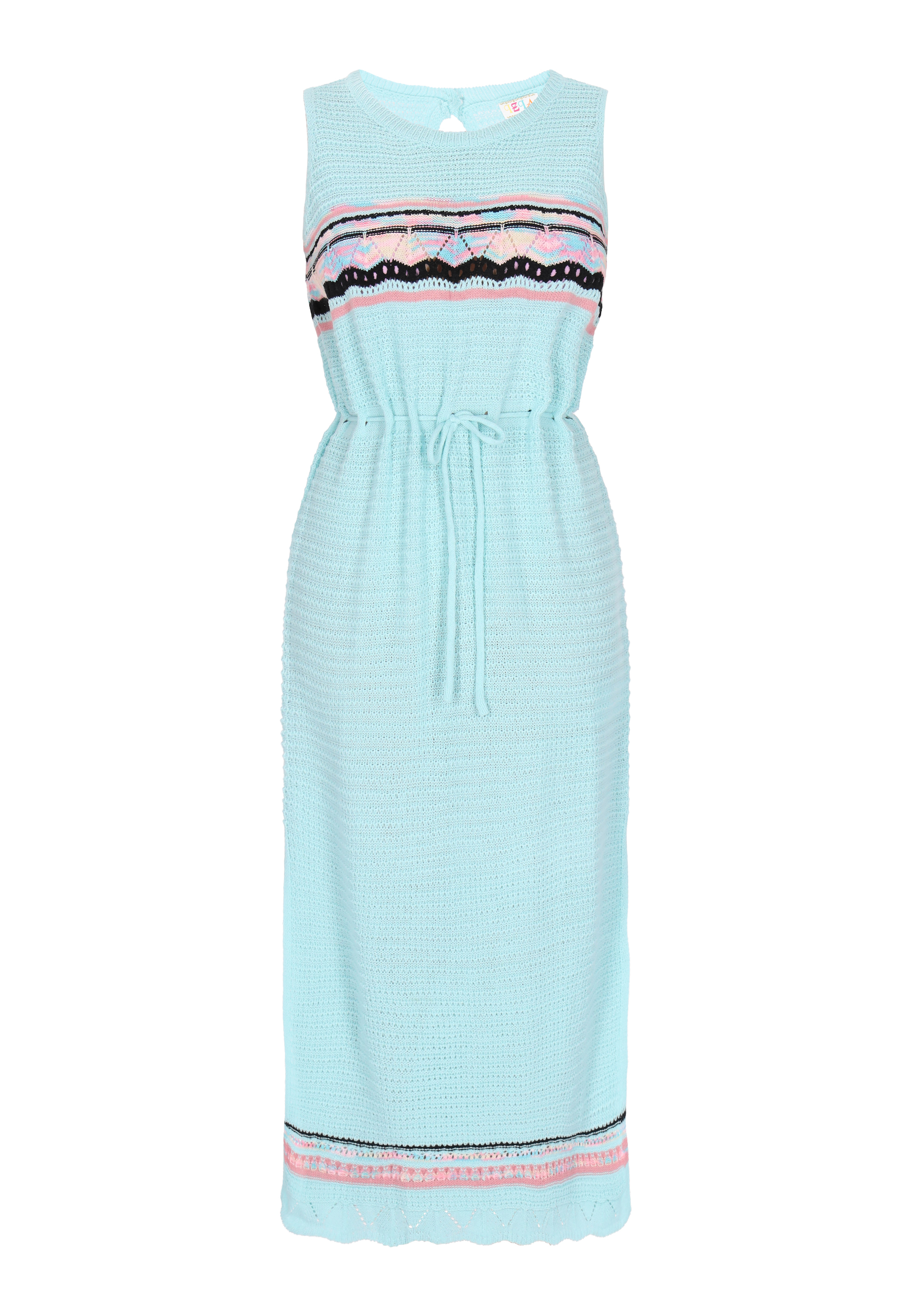 IZIA Kleid Frauen türkis mehrfarbig M/L