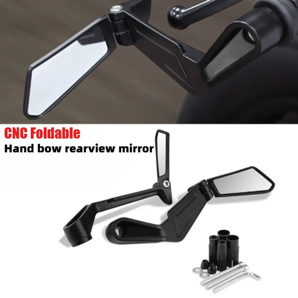 7/8" oder 1" Motorradzubehör Roller Rückansicht Seitenspiegel Motorrad Hand Handschutz Schutz Bremskupplungshebel Image
