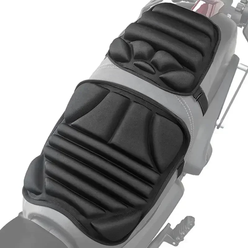 Motorrad Sitzpolster 3d Komfort Gel Kissen Sitz atmungsaktiv universelle stoß dämpfende Sitz bezug für fort geschrittene Berge Image
