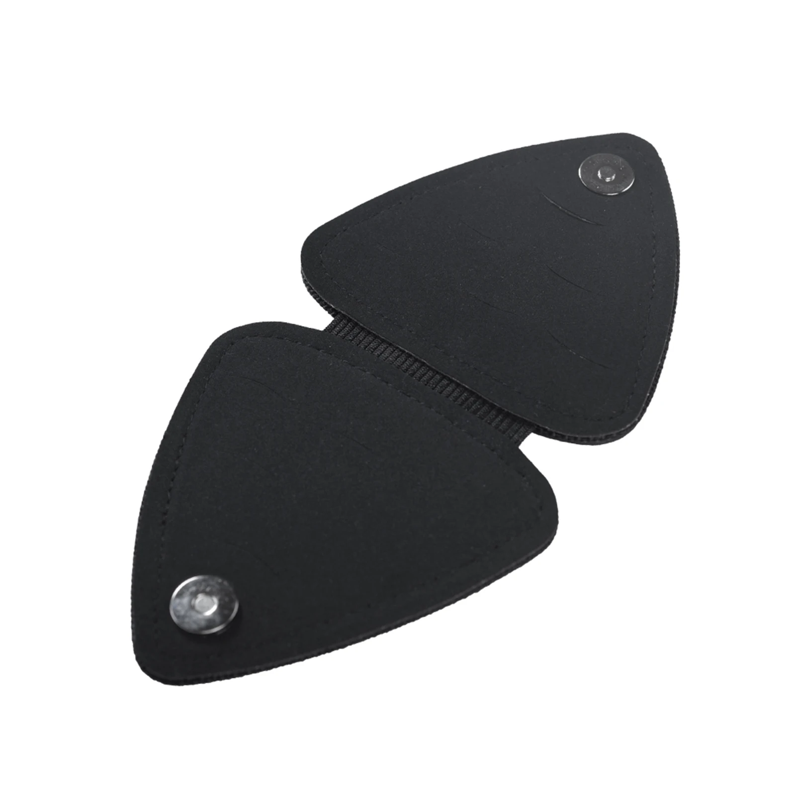 PICKPAL Gitarren-Picks-Halter für akustische E-Gitarre, inklusive 12-teiliger Aufbewahrung von Gitarrenplektren aus Leder für Gitarrenplektren Image