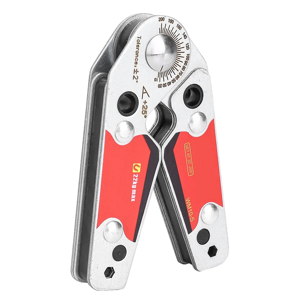 20 ° -200 ° Einstellbare Winkel Schweißen Magnetische Schweißen Klemme Halter Schweißer Werkzeug Zubehör Image