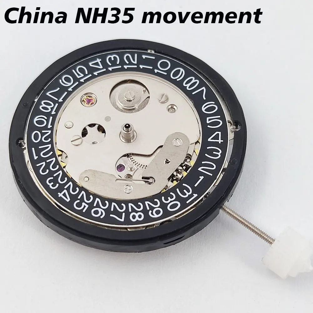 China NH35 Uhrwerk Ersatz Japanische NH35 Uhrwerke Datum Hochpräzises automatisches mechanisches Uhrwerk NH35A Image