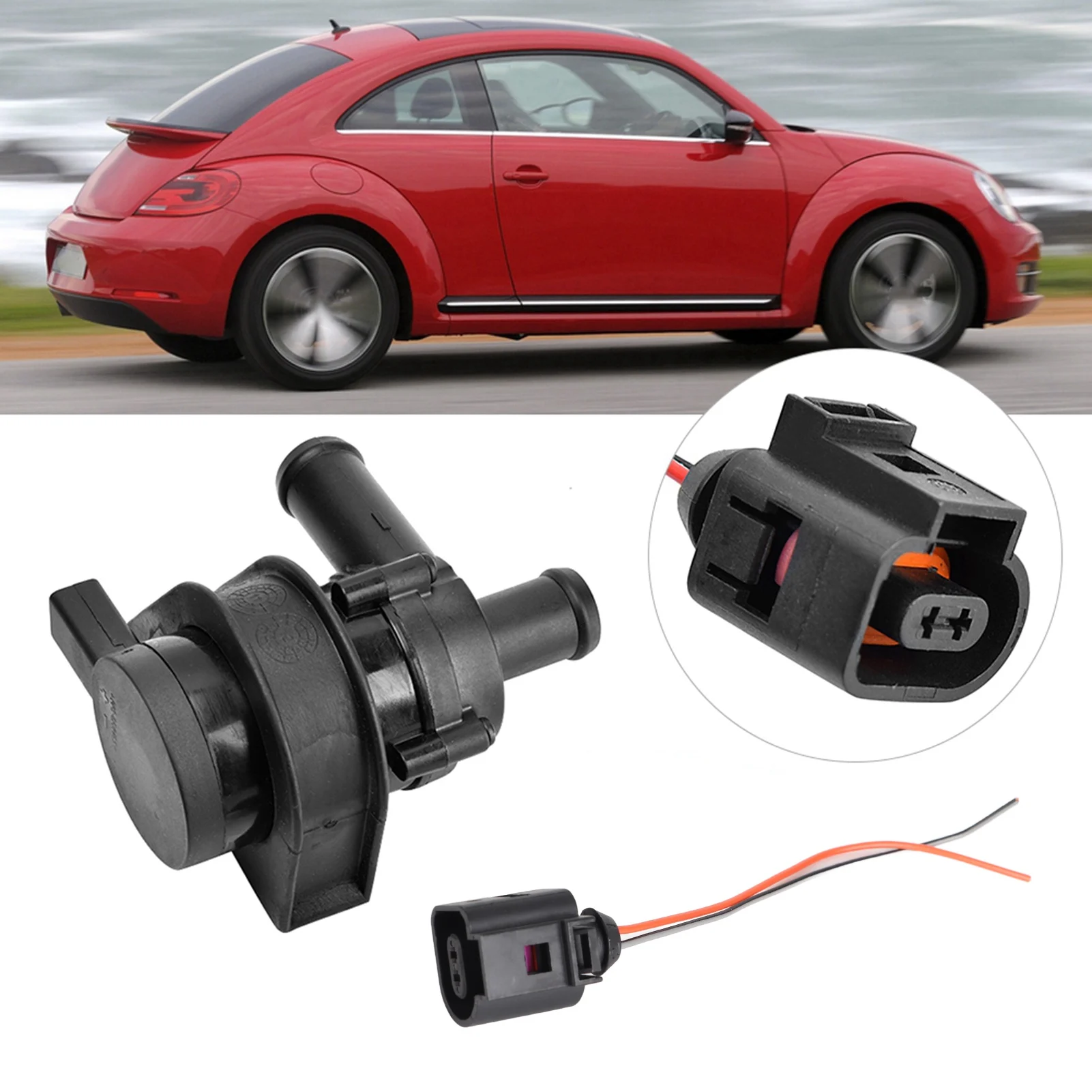 1 Stück elektrische Inline-Kühlmittelzirkulation 1K0965561J für Auto-Hilfsysteme und Aftermarket-Ersatz Image