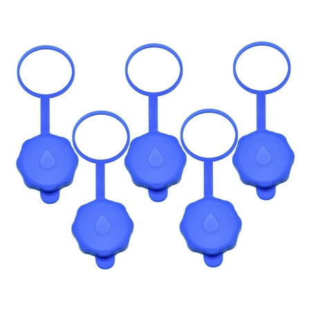 1-Pack Reusable 5 Gallon Water Bottle Caps 55mm Food Grade Silicone Water Jug Caps Leak-Proof for Water Cooler Dispenser Standard/Screw/Crown Caps