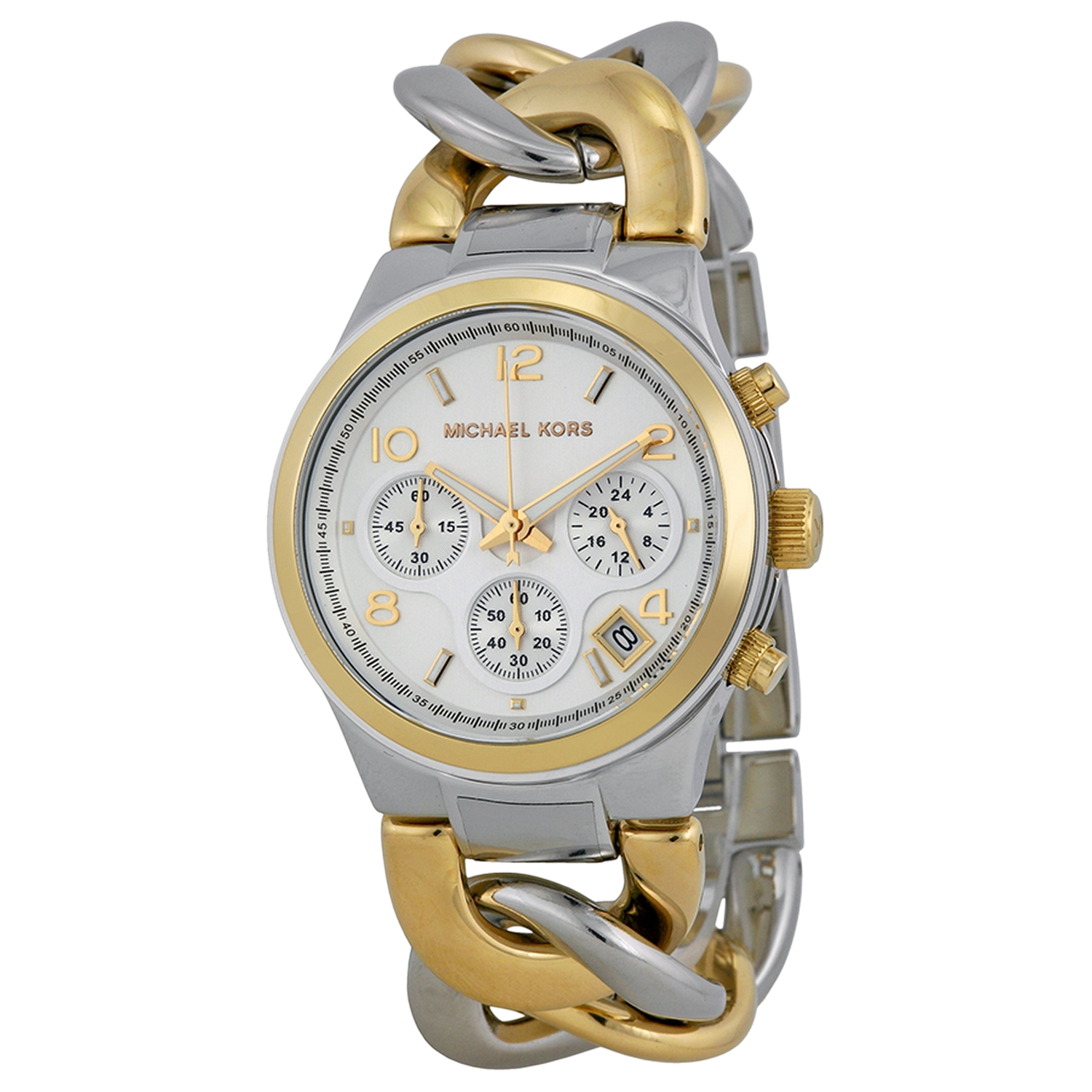 Michael Kors Damenuhr Quartz Silber Gold Image