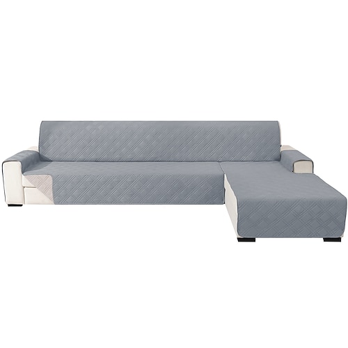 wasserdichter Sofabezug aus Polyester mit dreifacher Maschenstruktur, waschbar, hochwertig, haustierfreundlich, rutschfester Couchschutz Image