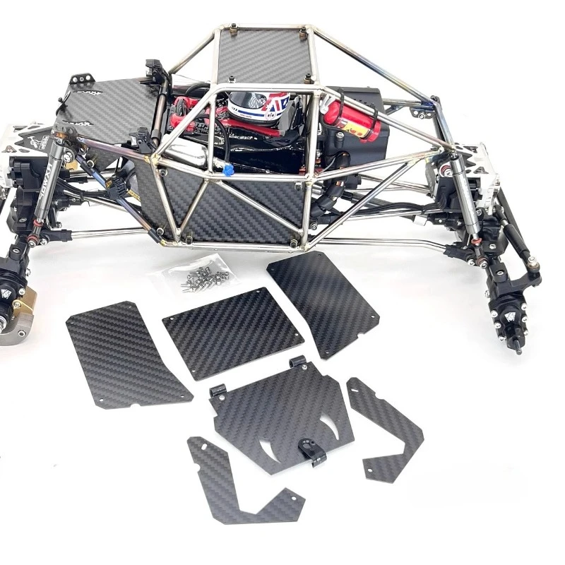 Simulation Spielzeugauto Carbon Gelötete Auto Shell Modifiziert für RX Titan Legierung Rohr Rahmen Tiger Auto Verbesserte Zubehör Image