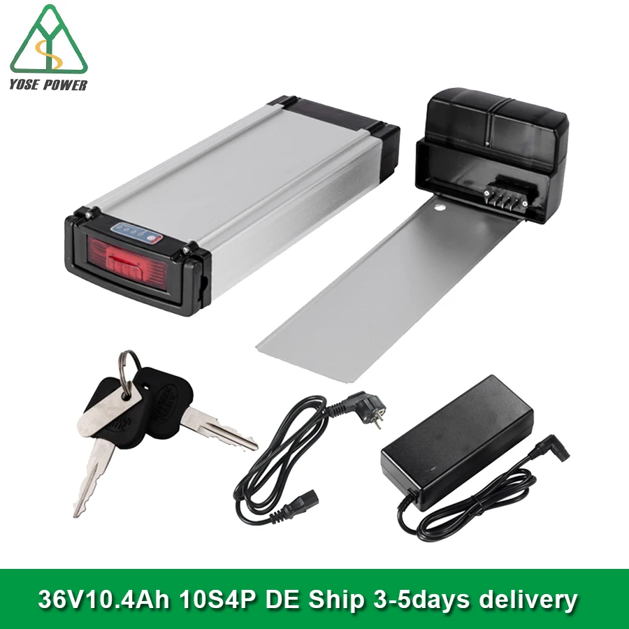 Hinten Ebike Batterie 36V 10,4 Ah 18650 Elektrische Fahrrad Batterie Ebike Akku 36V für E-GO!, wondervelo, Hapex, Stadt Linie F1 F2,M1 M2 Image