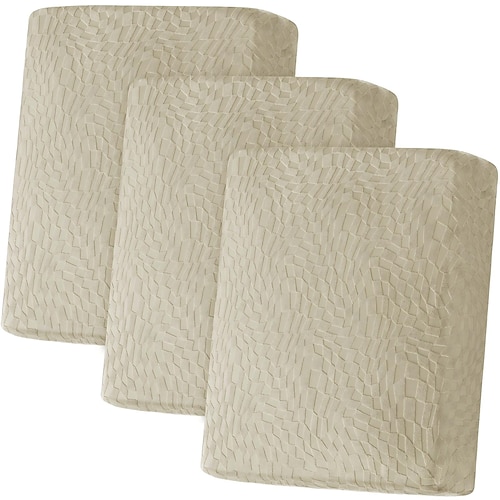 wasserdichter Stretch-Sofabezug, komplett umschließend, universeller, rutschfester Sofabezug, moderner, schlichter Ecksofa-Sitzkissenbezug Image