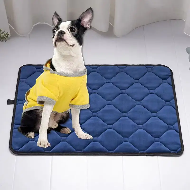 Vier Jahreszeiten Hunde matte Pad Matte für Hunde Katze Decke Sofa atmungsaktiv Haustier Hunde bett Sommer wasch bar für kleine mittelgroße Hunde Auto Image