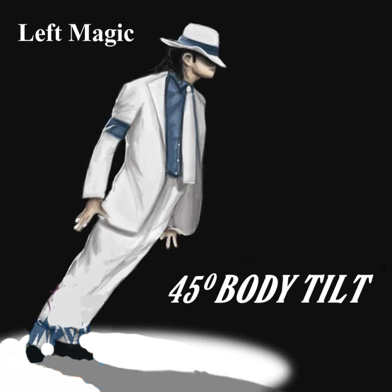 Body Tilt 45, The Lean 1 Zaubertricks Only Gimmicks (Schuhe selbst vorbereiten) Zaubertricks Bühnenzauber-Requisiten für Zauberer