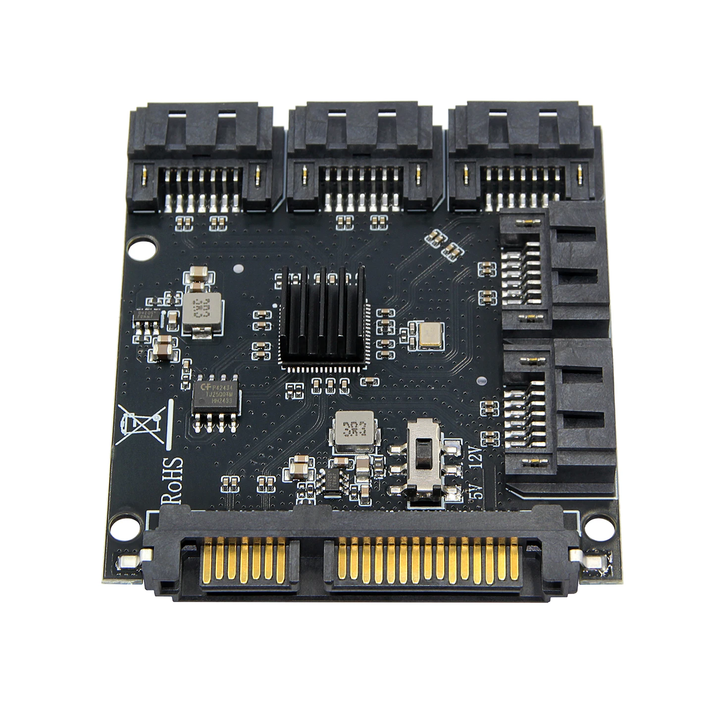 SATA 1 TO 5, unterstützt nur in SATA-Schnittstellen mit PM-Funktion und unterstützt keine Motherboard-SATA-Schnittstellen Image