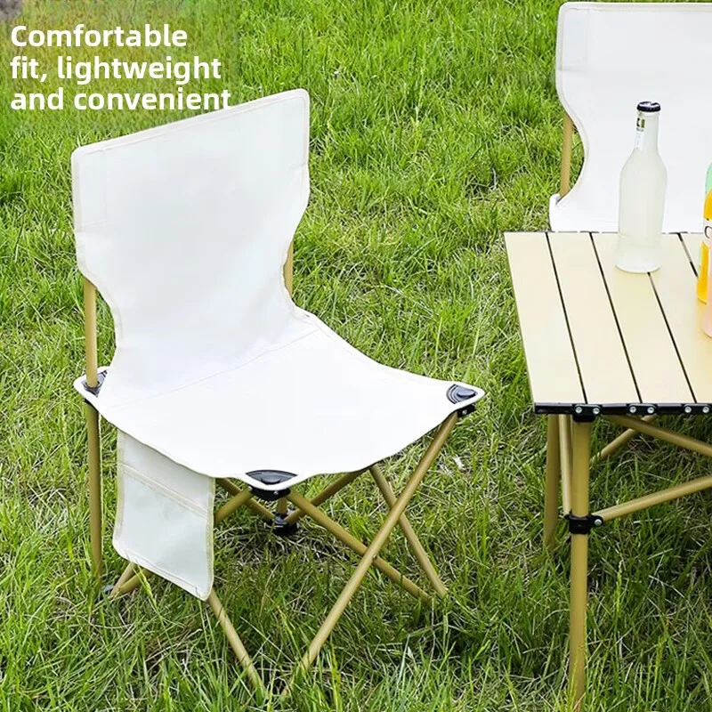 Outdoor-Klappstühle, Klapphocker, tragbare Bänke, Angelstühle, Campinghocker, Skizzierstühle für Kunststudenten, Camping