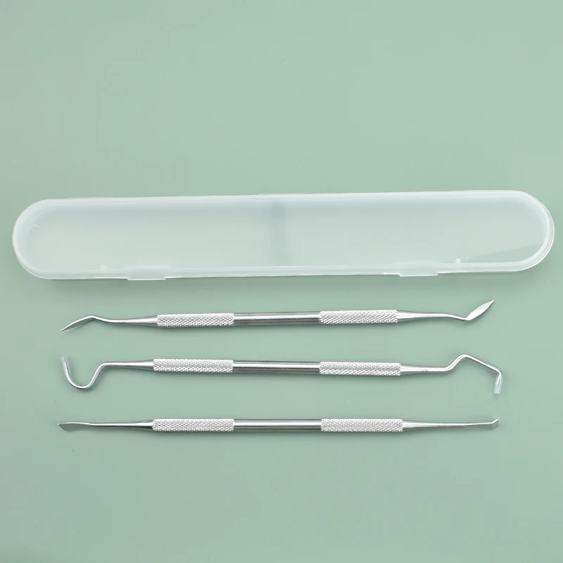 Zahnarzt Sauber Werkzeuge Dental Spiegel Doppel Sonde/sichel/schuh Zahn Reiniger Edelstahl Dental Werkzeug Produkte Mundpflege kit Image