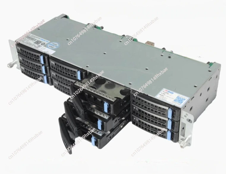 12-Schachtel 3,5-Zoll 6 GB Festplattenkäfig 12 GB Speicher NAS Schwarzes Qunhui CDN Hot-Swap-fähiges Gehäuse der SAS-Serie Image