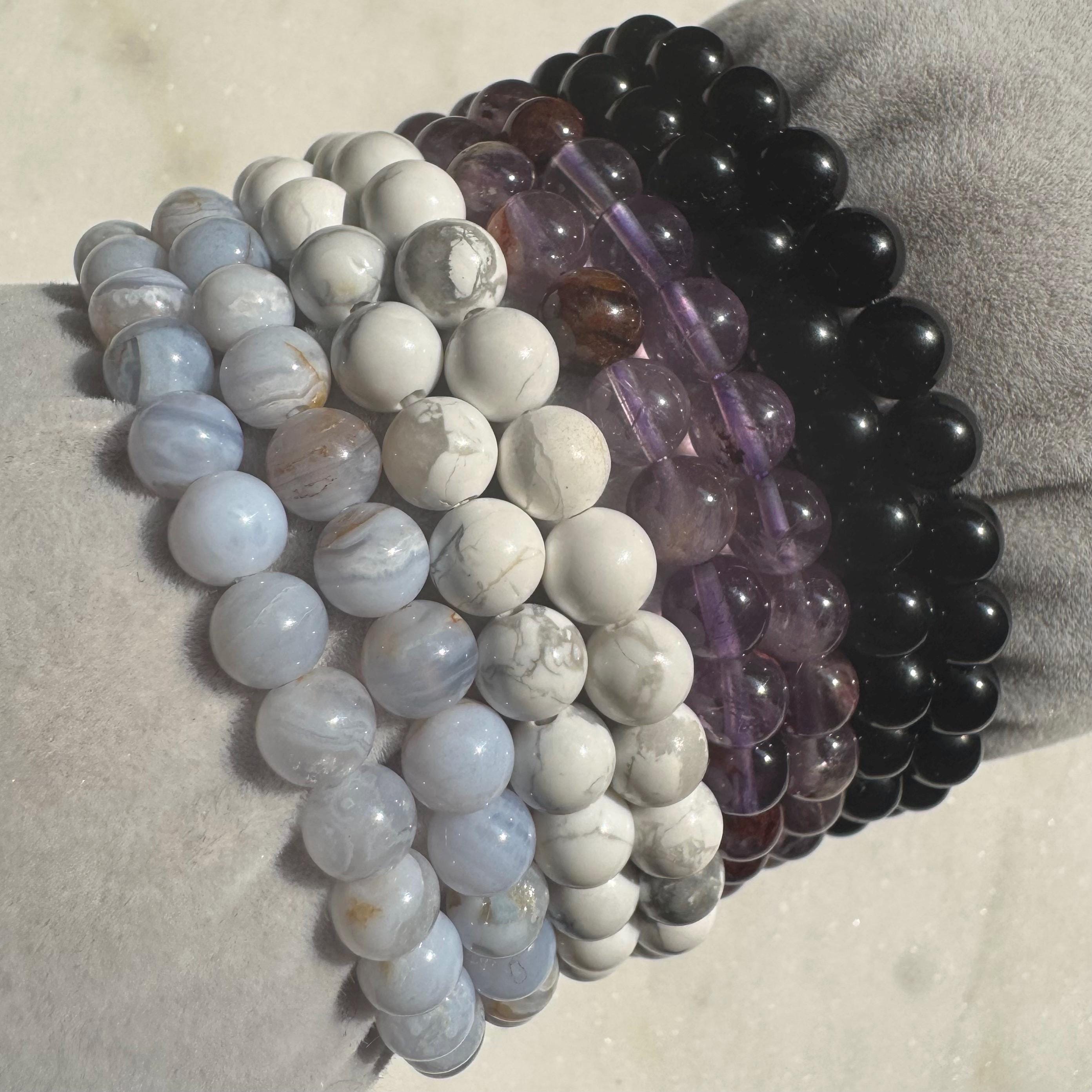 BRACCIALETTO DI CRISTALLO ORIGINALE per Bracciale di Protezione Bracciale di Cristallo Curativo Bracciale di Perline di Pietre Preziose Bracciale di C