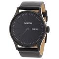 Nixon Armbanduhr Sentry Leder All Black