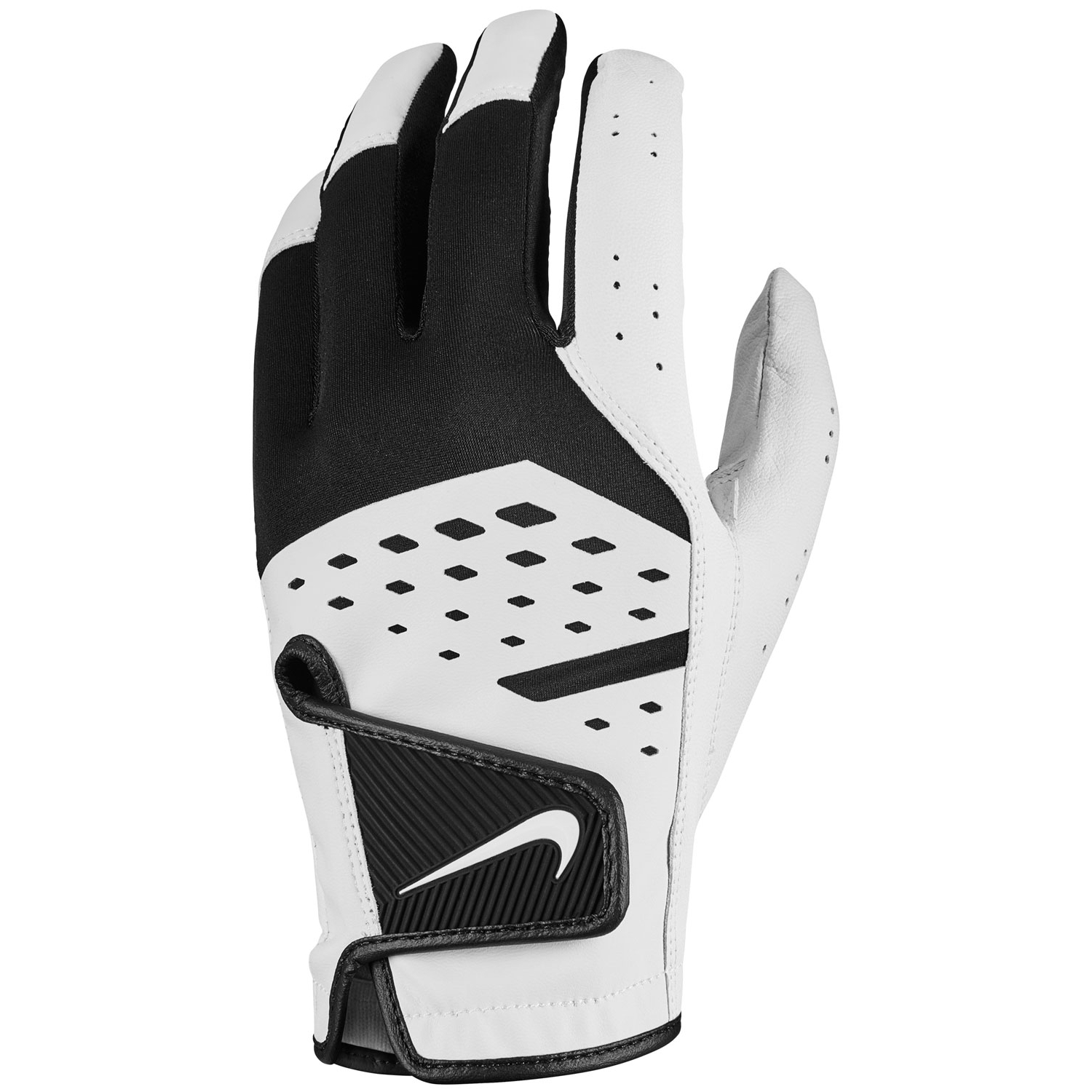 Nike - "Tech Extreme VII" Linkshänder Golf-Handschuh für Herren, Leder (Weiß)