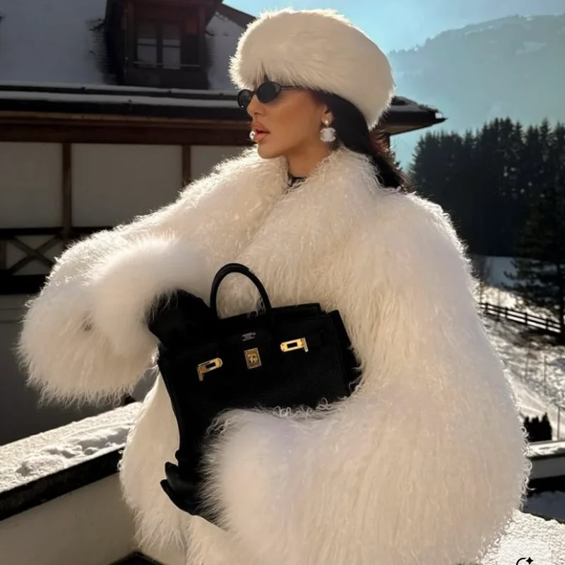 Zweiteiliges Set Winter Dickes Pelziges Haarband Flauschiges Russisches Kunstpelz Frauen Mädchen Pelz Stirnband Hut Winter Outdoor Ohrenwärmer Ski Hüte Image