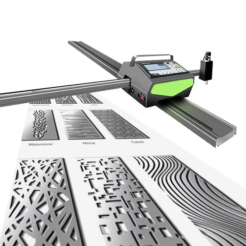 Tragbarer Mini-CNC-Flammenplasmaschneider, vollautomatische halbautomatische Little Bee-Profilschneidemaschine Image