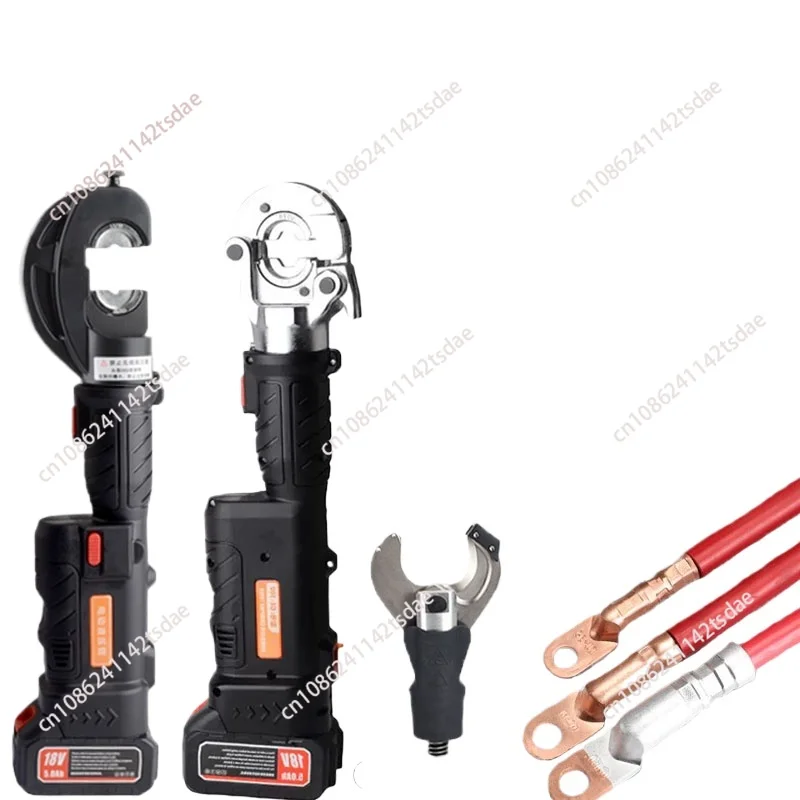 Kabellose elektrohydraulische Klemme, tragbares Batteriepresswerkzeug für Kabelklemmen Image