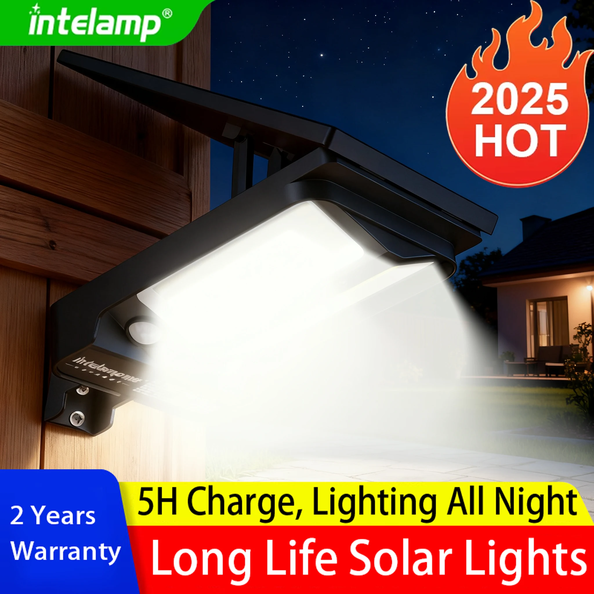 1200LM Power LED Outdoor Solar Licht Leistungsstarke Outdoor Motion Sensor Solar Lampe Wall Street Lampe IP66 Sonnenlicht für Garten Weg